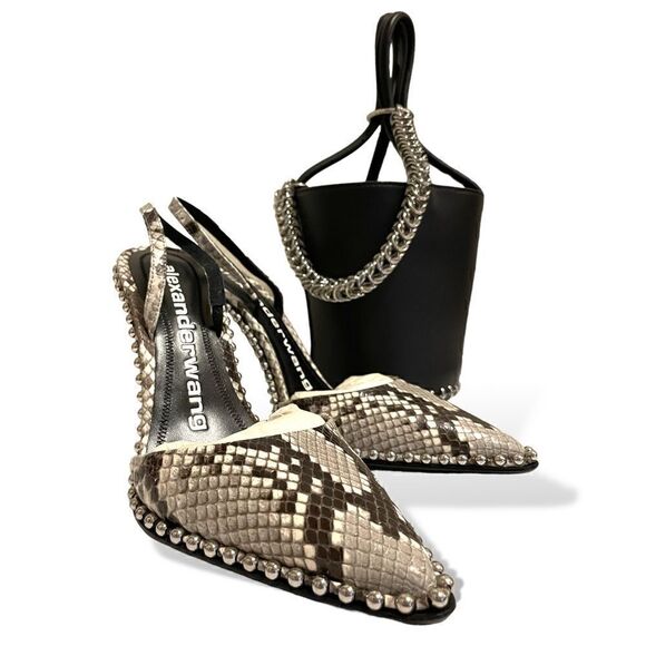 ALEXANDER WANG Rina Studded Slingbacks - Picture 4 of 14
